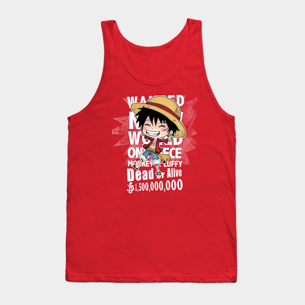 Kawaii Pirate Tank Top by StarMasayume